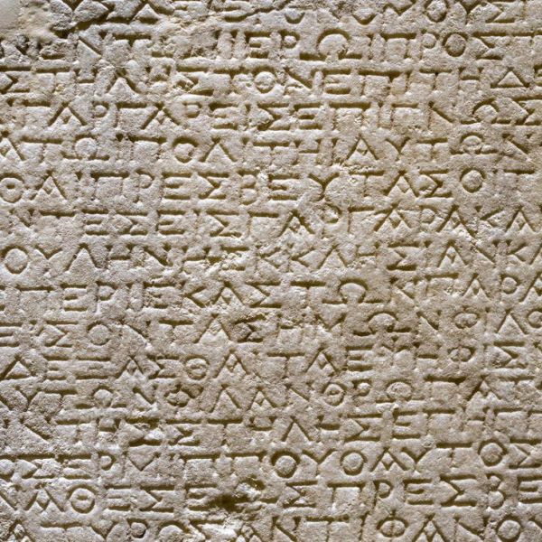 La escritura griega; de la Grecia arcaica a la&nbsp;Helenística